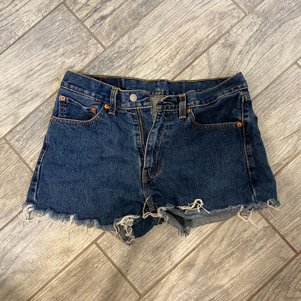 Levi's 505 jeans cut into shorts - size 32